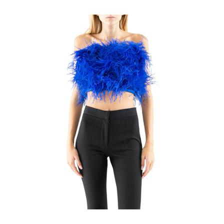 Doris S Sleeveless Tops Blå, Dame