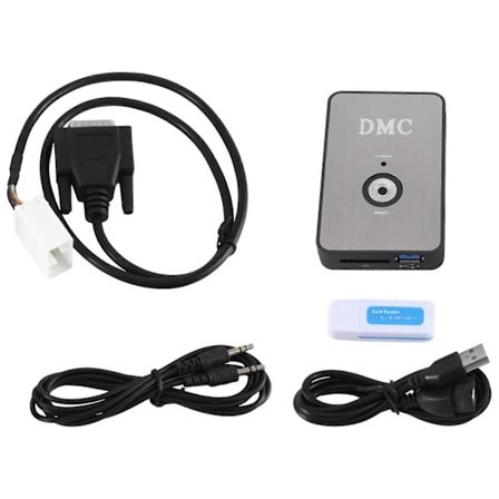 Svart motorsykkel digital musikk CD MP3-veksler spillerkassett for Goldwing GL1800 2001-2011-WELLNGS