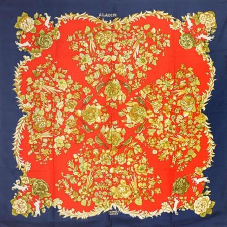 Hermès Vintage, Pre-owned scarf Blauw, Dames, Maat:ONE Size