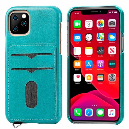 iPhone 11 Pro - Genomt nkt Leman Skal med Korth llare