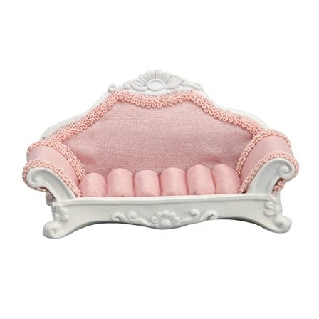 Sweet and Clear Nordic Jewelry Box for Rings, Earrings, Princess Pink Sofa-Shaped Decor Composite Material Bracelet Storage, Durable And