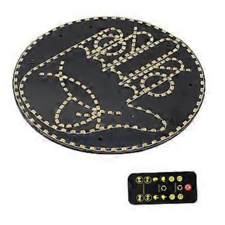 Road Mate Hand, 4 Emojis och 4 Gester Finger Flicker Bil Hand Lampa med Fjärrkontroll, Rolig Vägilska L