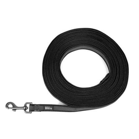 Selected by ZOO - Rufus sklisikkert skinnerull 20 mm x 10m Svart - Hund - Hundetrening & bruksspor - Sporliner - ZOO.no