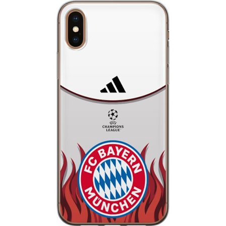 Yhteensopiva Puhelinkuori Apple iPhone XS FC Bayern München Jalkapallo Jalkapallo