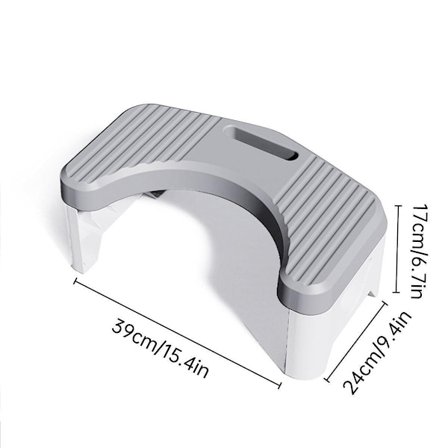 Förtjockad Toalettpallar Toalett Fotpall Hushålls Toalett Pad Blå