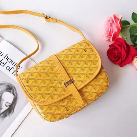 Sadelveske hundetann elegant messenger bag skulderveske dameveske trykt enkel