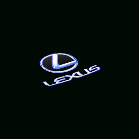 Lämplig för Lexus välkomstljus Lexus LS RX ES IS LX Lexus dörrprojektions atmosfärsljus (Stil 3)