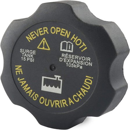 15075118 Kylvätskebehållarlock Svart Kylarexpansionskärl Lock