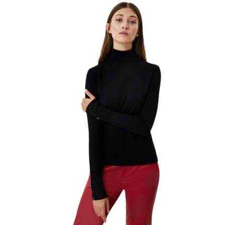 Liu Jo, Turtlenecks Czarny, Kobieta, Rozmiar: S