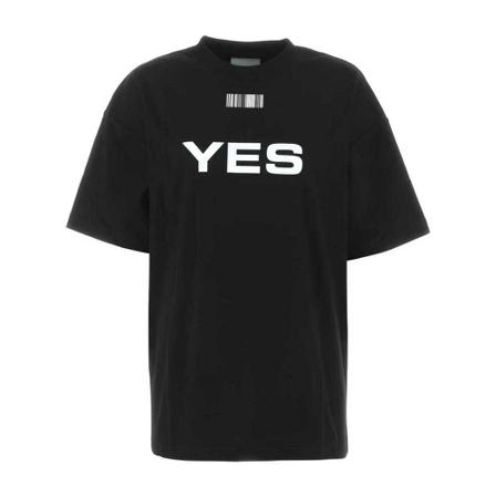 Vtmnts, T-Shirts Zwart, Dames, Maat:S