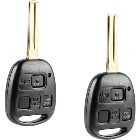 Nyckelbricka passar 2004-2010 RX330 RX350 RX400h RX450h Keyless Entry Fjärrkontroll (HYQ12BBT), Set med 2 l-bbt-p-door [2] l-bbt-p-door [2]