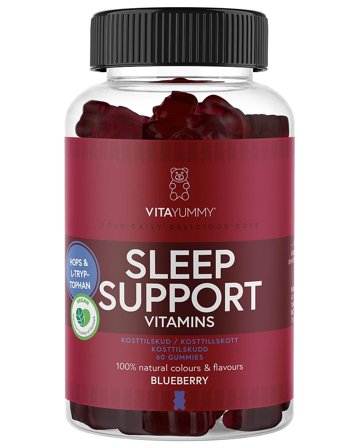 VitaYummy Sleep Support 60 stk, Helse & Madvarer, Kosttilskud, Søvn