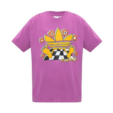 Adidas Originals T-Shirts lila, Dam, Dam, Storlek: 2XL