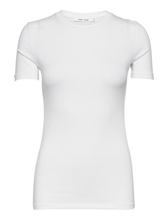 Ester Ss 265 T-shirt Top Hvid Samsøe Samsøe