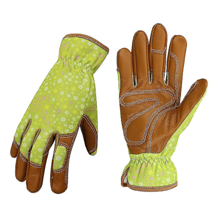 Dame gartner læderarbejde handsker, restaureringsarbejde, beskyttende havearbejde handsker