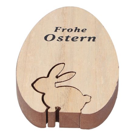 Puinen pupu muna koriste söpö pöytäkoriste kotiin ja toimistoon