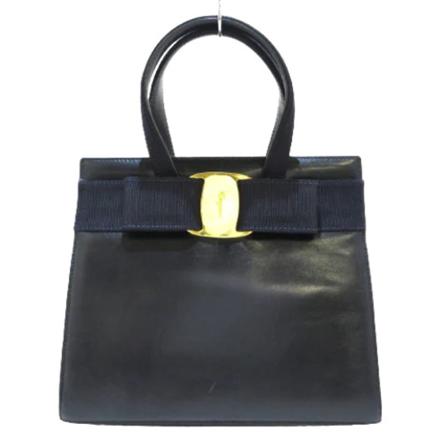 Salvatore Ferragamo Pre-owned Pre-owned Leather handTass , Blauw , unisex , Maat: ONE Size Vintage Tassen