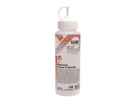 SURE Appliceringsflaska Washroom Cleaner & Descaler 500ml - Lyreco - Städ och hygien - Städredskap - Sprayflaskor