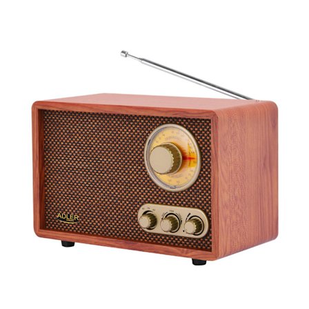 Adler retro Bluetooth-højttaler med FM/AM-radio