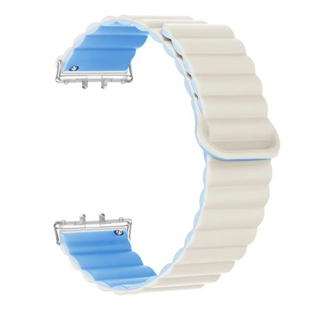 Magnetisk silikonögla för Samsung Galaxy Fit 3 klockarmband, justerbart armband för Samsung Fit 3 armband Correa-tillbehör