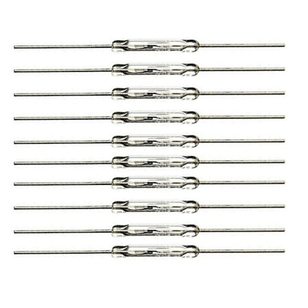 50 stk Reed-brytere Magnetbrytere Reed-kontakt Induksjonsbrytere 14mm X 2mm