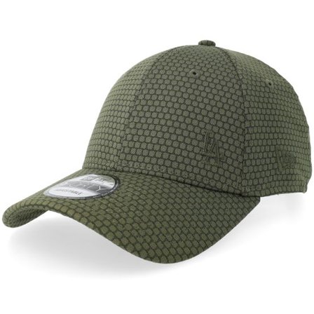 New Era - MLB Grön adjustable Keps - Los Angeles Dodgers Flawless Mesh 9FORTY Olive Adjustable @ Hatstore