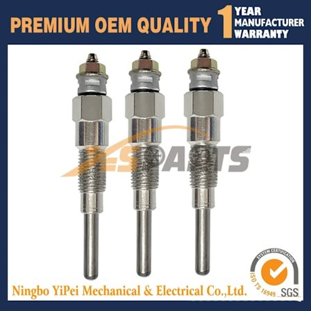 3 stk. glødeplugger for Kubota D722 D902 D905 D1005 D1105 16851-65510 16851-65512