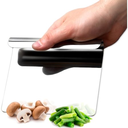 14 x 12 cm Multifunktionel Køkkenredskab i Rustfrit Stål - Grøntsagsopsamler, Køkkenredskab i Rustfrit Stål, Vegeta