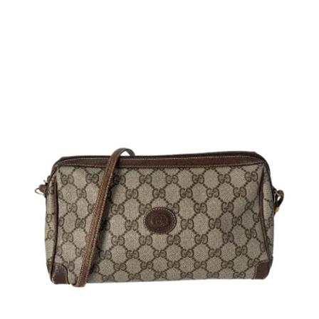 Gucci Vintage, Pre-owned Coated canvas gucci-bags Bruin, Dames, Maat:ONE Size