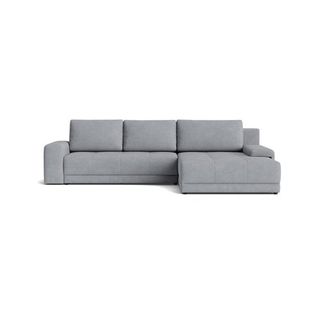 Austin Chaiselongue-Schlafsofa, wendbar mit Stauraum, Primo Hellgrau, modernes Design, praktische Bettfunktion für Gäste, Breite 90cm