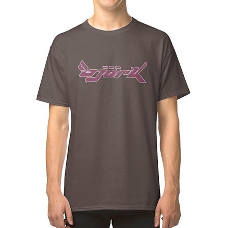 Bjork Vintage Logo (Mørk Skumfidus) T-shirt
