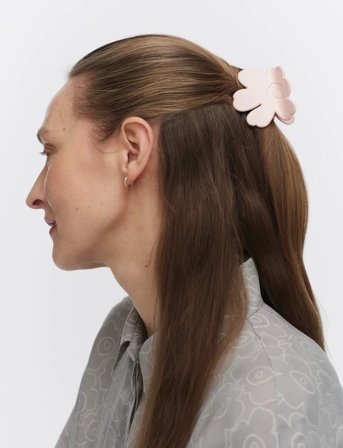 Marimekko Unikko Hair Clip Small - Pink - ONE SIZE