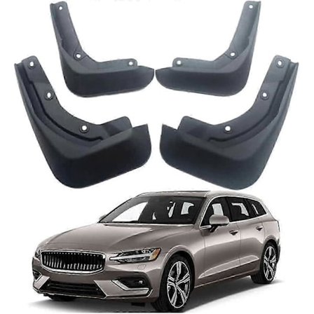 4 kpl. Mudguards Volvo V60 MK II Estate 2019-2021 2020 -malleihin, roiskeläpät, muotoillut roiskeläpät
