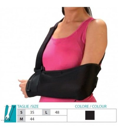 Orione Reggibraccio Tessuto Traspirante Nero 9336 Taglia L