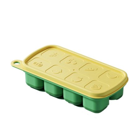 Isbitbrett med lokk Isbolle GUL