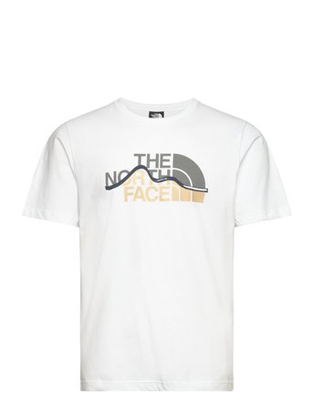 The North Face M Ss Mountain Line Tee - White - M