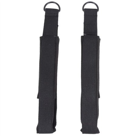 2 kpl Pilates-kaksoislenkkiremmit, Fitness-varusteiden remmit jaloille, Pilates-joogan kaksoislenkkiremmit pehmustetulla nilkkaremmillä D-renkaalla