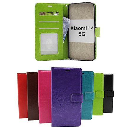 Crazy Horse Wallet Xiaomi 14 5G