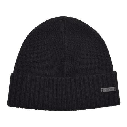 Hugo Boss Beanie Sort, Herre Accessories, Størrelse: ONE Size