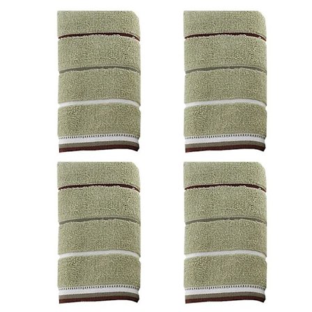 4 stycken handdukar i ren bomull för hushållsbruk, förtjockade och absorberande, handdukar i ren bomull för vuxna, hushållsbruk