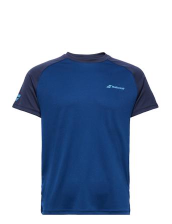 Play Crew Neck Tee Men T-shirts Short-sleeved Blå Babolat