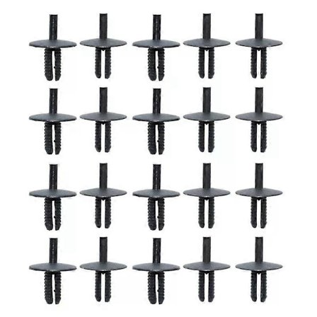 Bil Interiør Klips, 20 stk Gjenbrukbare Verktøyfrie Fester for Kjøretøy E34 51111944537