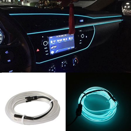 Karaf EL med kant kallt ljus bil atmosfär ljus LED interiör atmosfär ljus lysande linje dörrgap ljus