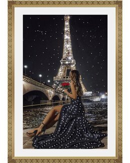 Perlebroderi Utsikt over Paris - Nova Sloboda