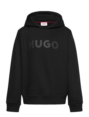 Hugo Kids Hooded Sweatshirt - Black - 114