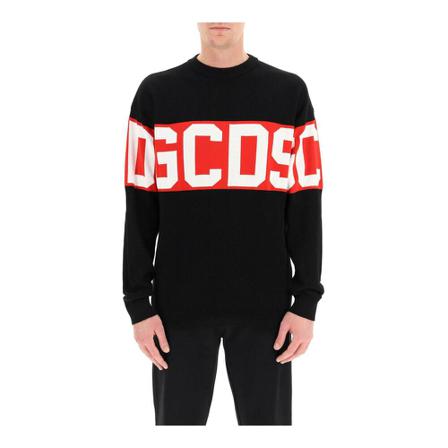 Gcds, Sweatshirt Czarny, Mężczyzna, Rozmiar: S