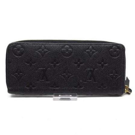 Louis Vuitton Vintage, Pre-owned Leather wallets Zwart, Dames, Maat:ONE Size