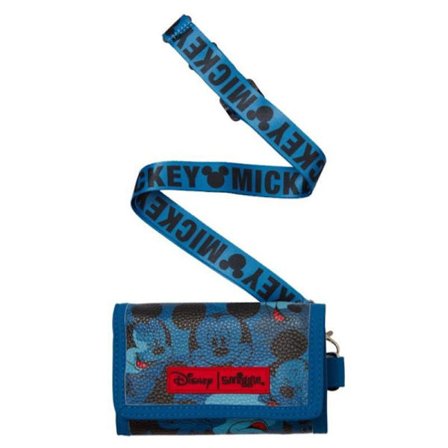 Multifunktionel kortholder/opbevaringspose/møntpung med snor til børn og studerende