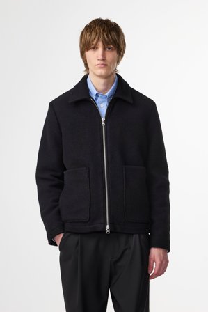 NN07 Gael 8267 Jacket male Black Wool Blend