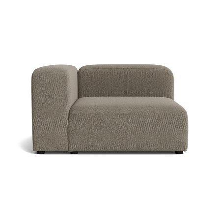 Milo chaiselong, venstrevendt - Nordic Grå - 130x130x72 - Sofa, chaiselong